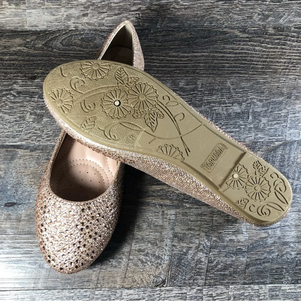 WOMEN'S BALLERINA FLATS (BRUCE-1) - Picture 8 of 9